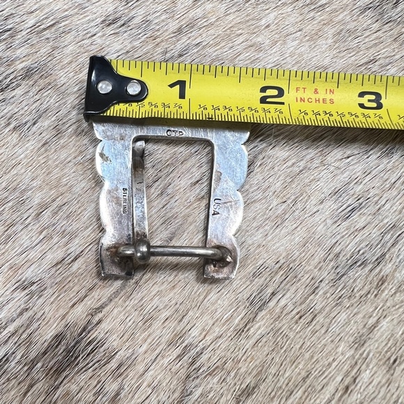 Case Trading Post CTP Sterling Silver Native American Buckle Set main image 4